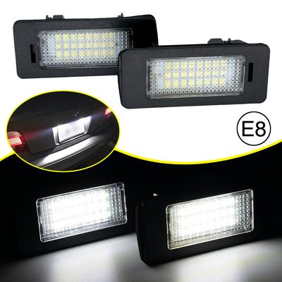 Feux de plaque d'immatriculation 6000K xénon blanc pur pour BMW E39 E46 E60 E61 E70 E72 E82 E84 E88 E90 E91 E92 E93 F10 F11 F18 F25