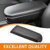 For VW Jetta Beetle 1999-2009 Black Leather Center Console Armrest Cover Lid New