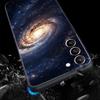 Moon Galaxy Universe Phone Case For Samsung Galaxy S26 Ultra S25 Plus S24 FE S23 S22 5G S21 S20 Cover Black Soft
