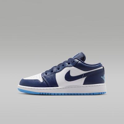 Jordan 1 Low Midnight Navy University Blue (GS) 35.5