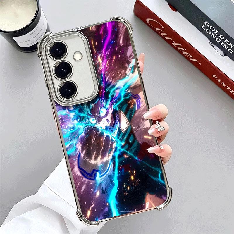 MHA My Hero Midoriya Izuku Deku Soft Phone Case For Samsung A17 A27 A07 A37 A57 A16 A56 A15 A55 A14 A54 A13 A53 A26 A36 A25 A35