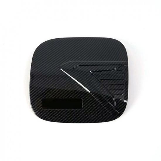 For Mitsubishi Eclipse Cross 2018-2022 Carbon Fiber Fuel Gas Tank Cap Cover Trim