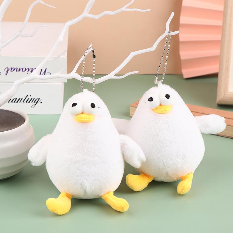 

12 см курица плюшевая игрушка чайка кулон мягкая кукла брелок автомобиль сумка декор