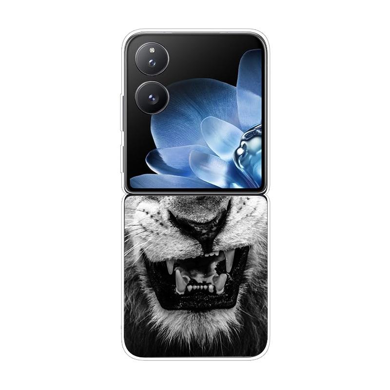 Hard PC Cover For Xiaomi Mix Flip ShockProof Phone Case For Mi Mix Flip 5G Ultra-Thin Back Clear MixFlip Shell Cover Coque Funda