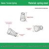 Stainless Steel Pagoda-Shaped Trapezoidal Compression Spring for Battery