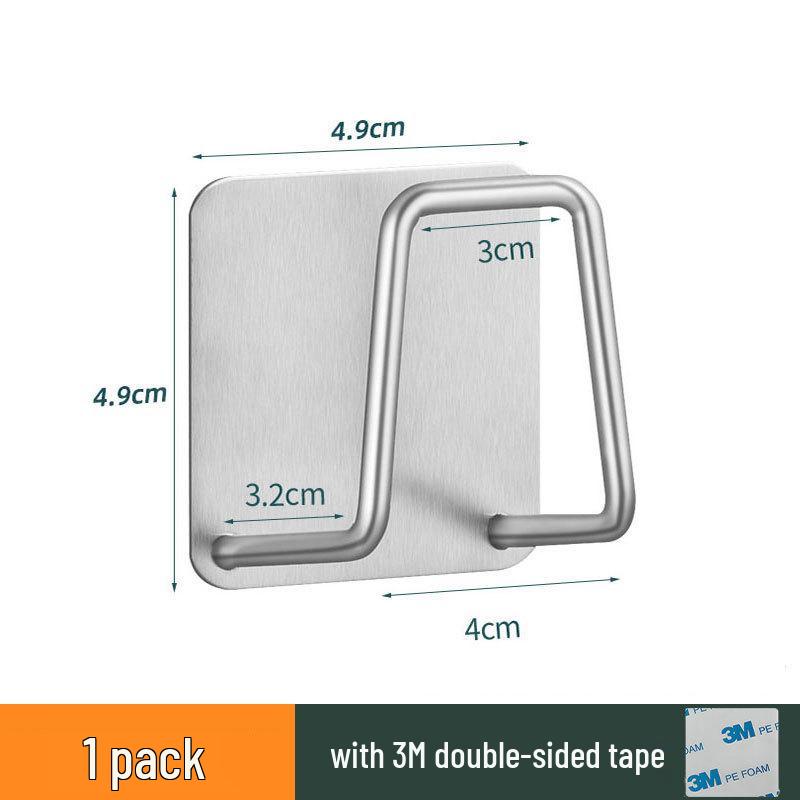Stainless Steel No-Drill Sink Wall Mount Dish Drying Rack & Storage Shelf