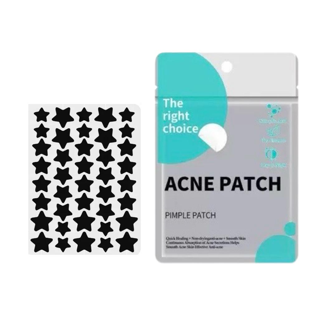 Official Star Acne Patches - 40 Clear, Invisible Hydrocolloid Patches for Pimple Absorption