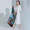 90*90cm Square Silk Feeling Scarf Office Bandanna Muffler Waiter Flight Attendants Handkerchief  Female Shawl Wrap Headband