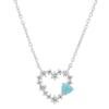 JYDDM 925 Twinkle Heart Necklace