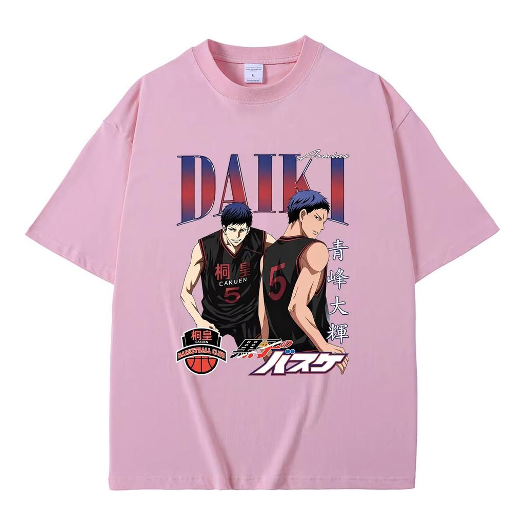 Anime Kuroko's Basketball Kagami Taiga Cool Comic Graphic Print Unisex Casual High‑Quality Soft T-shirt