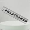 1Pcs Centimeter Scale 15Cm Transparent Ruler Creative Piano Keyboard Rulers Student Back To School Stationery