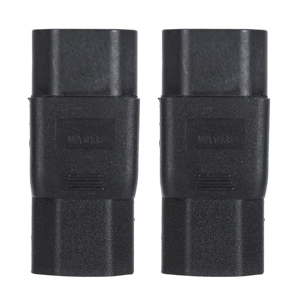 2Pcs IEC320 C14 to IEC320 C21 Power Adapter IEC320 C14 to C21 PDU UPS Extension Power Plug Adapter 10‑15A 125‑250V