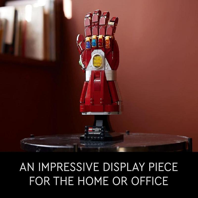Infinity Gauntlet Set Sammlerhandschuh von Thanos mit Infinity-Steinen, Bauset, Avengers Geschenkidee für Erwachsene und Jugendliche, Modellbausätze zur Dekoration