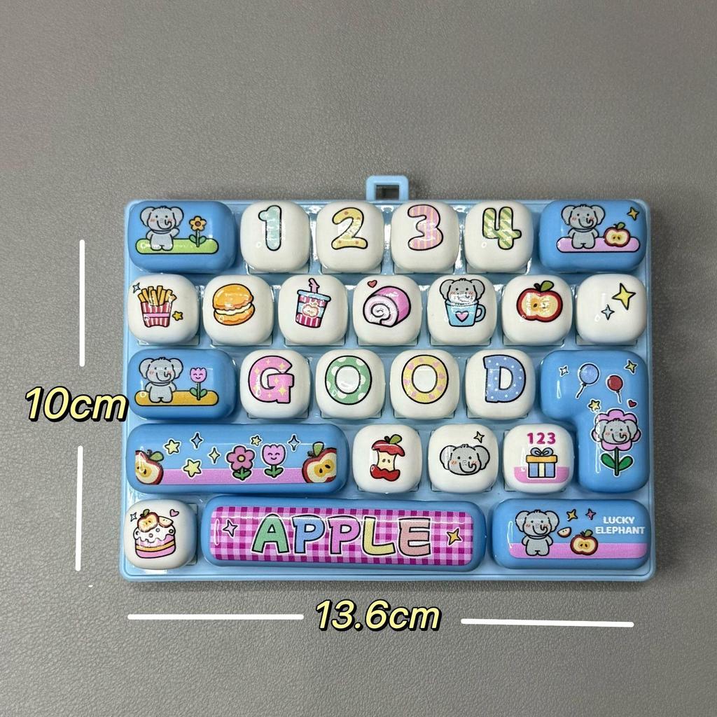 Popular New Cute 26 Key Stress Reducing Keyboard Creative Mechanical Healing Tool Popular Pendant Small Gift Accessories