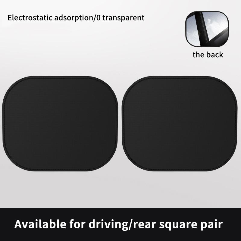 Seametal Car Side Window Sunshade Protection Foldable Auto Sun Shade Cover Front Rear Side Window Shield Car Sun Uv Blocking