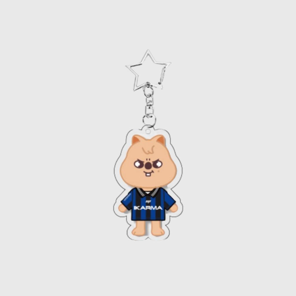 Skzoo Animation Acrylic Keychain  Latest Album Karma Keychain Pendant  Bag Accessories Peripheral Gift For Kidss