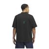 adidas Mens Logo Mock Neck Loose T-Shirt