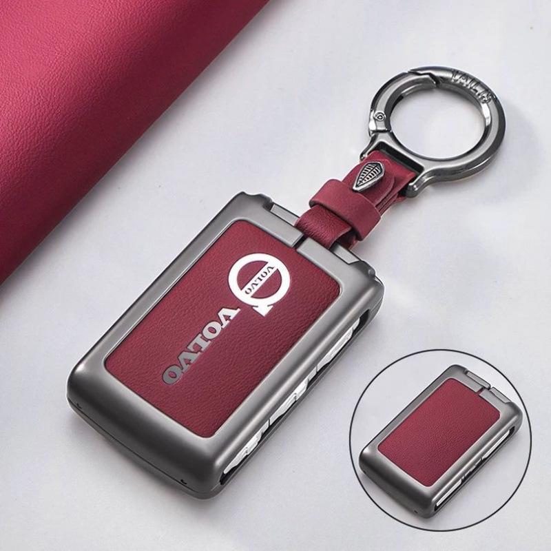 Kryt klíče Volvo: Kompatibilní s XC60, S90, S60, XC90, XC40 - Taška s přezkou pro úpravu