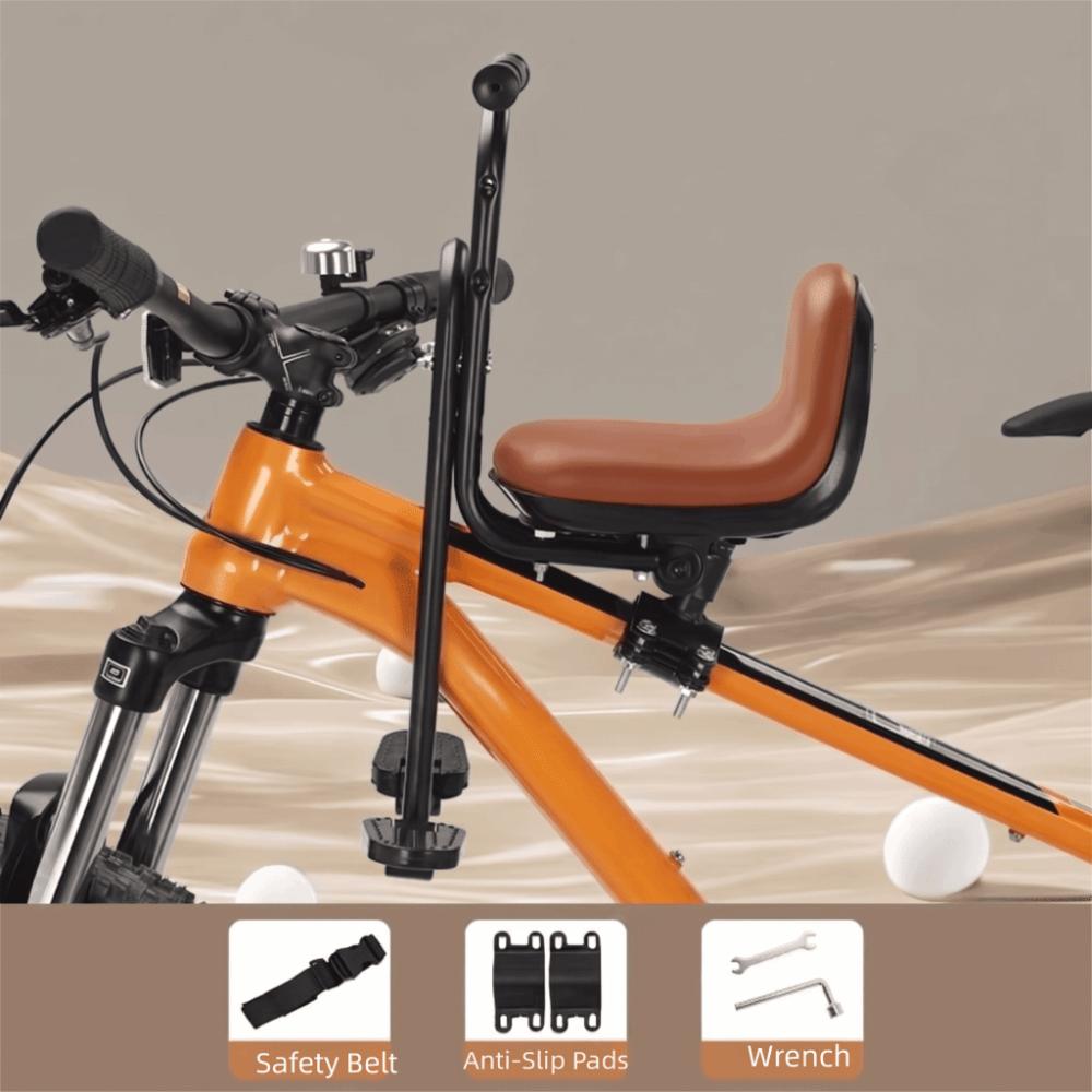 Scaun Copil Bicicletă Montat în Față Siguranță Completă Scaun Copil Bicicletă de Munte Utilizare Bicicletă Pliabilă