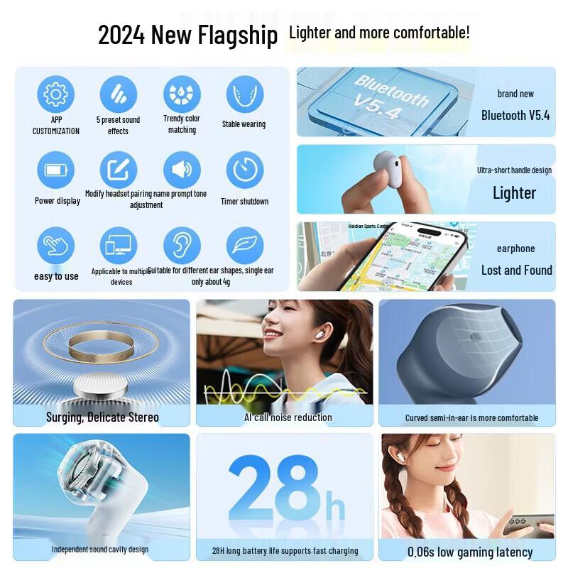 Edifier Zero Sense Bean Air X Wireless Earbuds