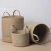 Spacious Handwoven Cotton Rope Basket Delicate Cotton Rope Large Woven Basket Versatile Home Organization Stand Holder