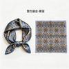[111 mulberry silk] Korean version of classic cashew nut flower bag headscarf, small square scarf, shirt, suit, thin silk silk scarf
