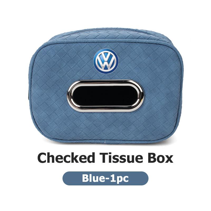 2026 saf7Car Paper Storage Bag Headrest Decor Backrest Tissue Box For Volkswagen VW Polo Jetta Sagitar Magotan Passat B5 B6 B7 CC Tiguan