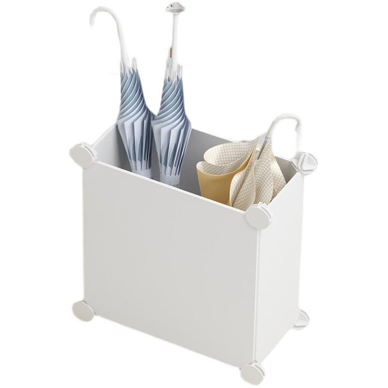 Compact Umbrella Storage Rack for Entryway – Draining Shelf & Hanging Umbrella Holder