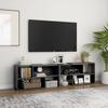 Vidaxl Szafka Pod Tv, Szara, Wysoki Połysk, 149X30X52 Cm