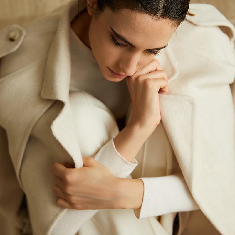 Langzi Retro Lapel Double-sided Wool Coat