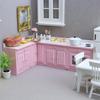 1:12 Mini Dollhouse Kitchen Cabinet & Sink Set - Miniature Food Toy Model