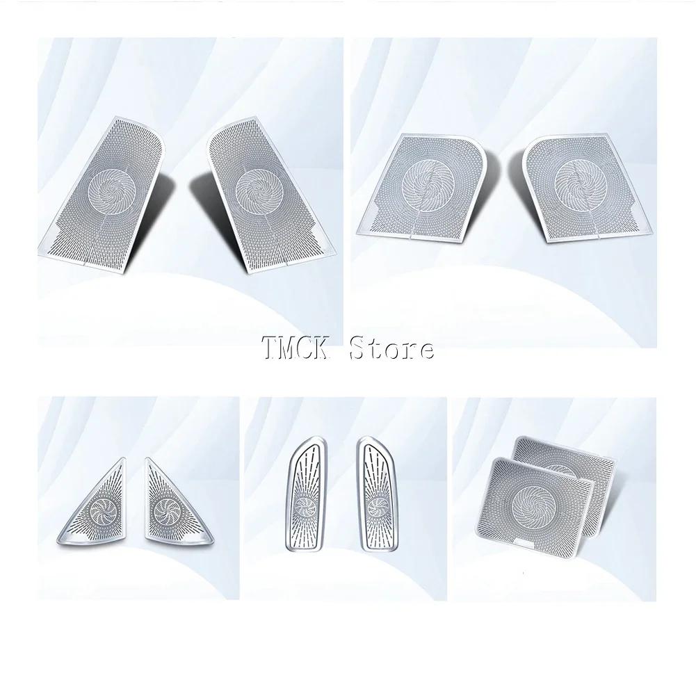 XJGB5 For Mercedes Benz S Class W221 2008-2012 Car Accessories Door Loudspeaker Window Triangle Tweeter Audio Speaker Cover Trim Frame
