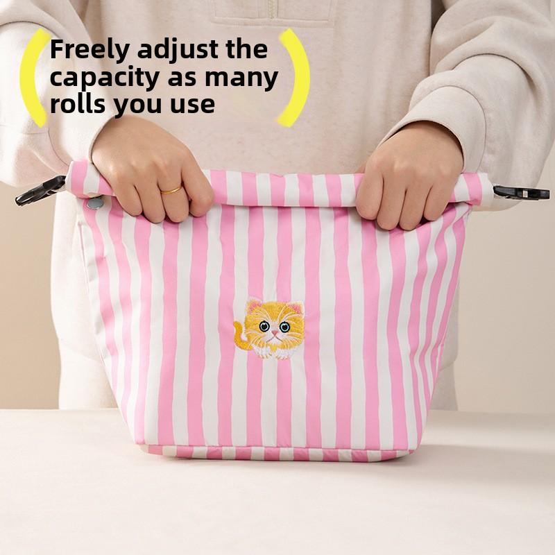 Borsa Termica per Pranzo, Borsa Tote per Pranzo di Grande Capacità, Impermeabile e Resistente, Portavivande Portatile per Lavoro, Picnic, Viaggio