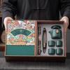 Chaxun Traditional Ceramic Tea Set Gift Box
