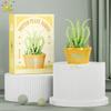 MOC Blume Sukkulente Topfpflanze Modellbaustein DIY Ewiger Strauß Zuhause Schreibtisch Pflanzen Dekoration Ziegel Mädchen Geschenk Kinderspielzeug