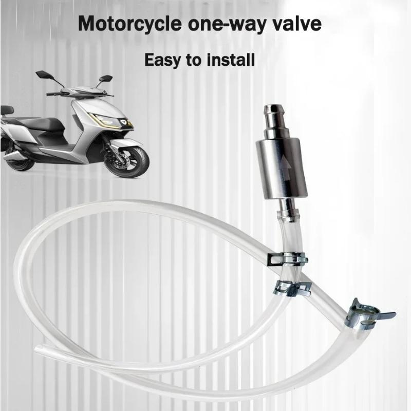 Motorcycle Brake Bleeder Kit, Manual Fluid Extractor Pump, One-Way Check Valve Hydraulic Brake Clutch Bleeding Tool, With Alumin