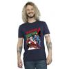 DC Comics Mens Superman Santa Comic T-Shirt