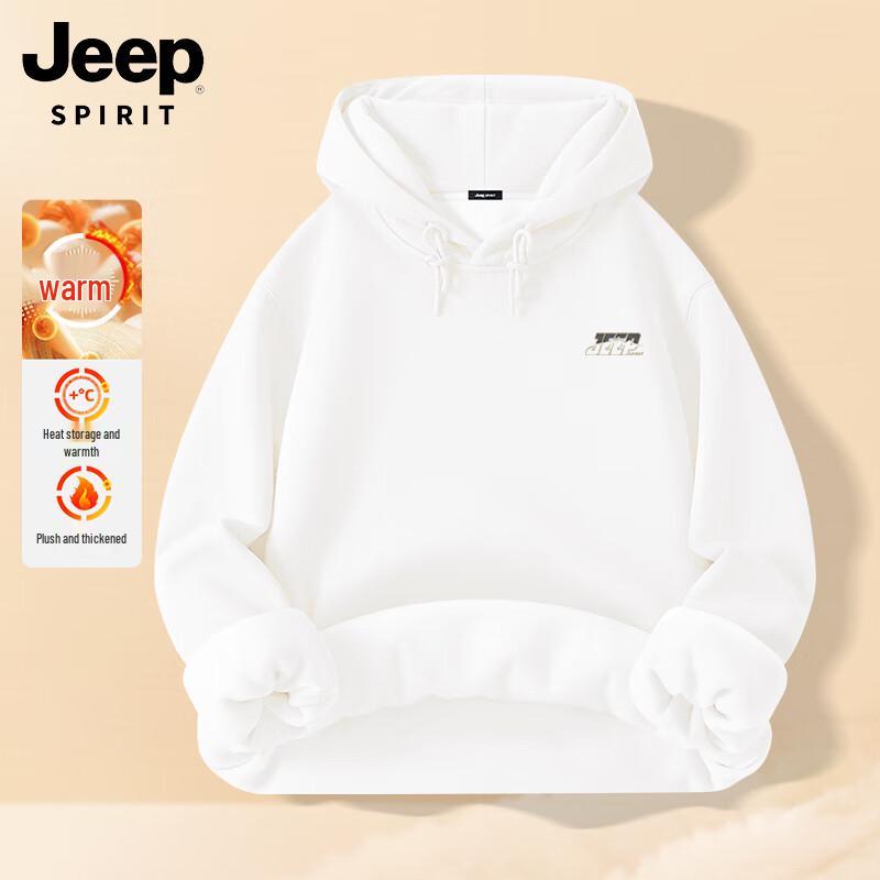 

JEEP SPIRIT Men s Fleece Lined Hooded Sweatshirt XL
