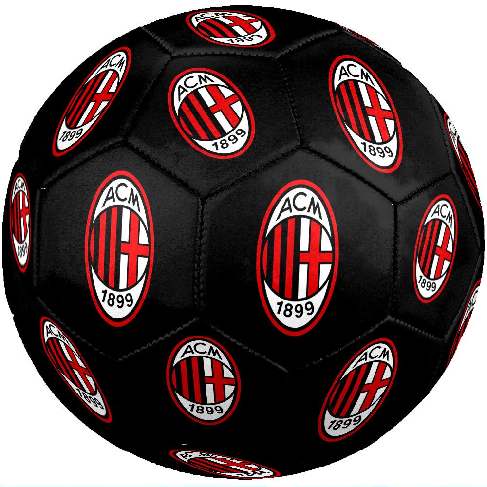 Pallone da Calcio da Partita Misura 5 Tema AC Milan Pallone da Calcio Professionale da Esterno Morbido al Tocco Pallone da Allenamento