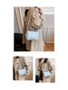 Korean Style Cloud Bubble Crossbody Bag: Niche Pleated Commute Shoulder Bag for Women