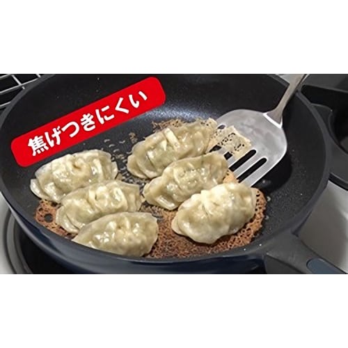 Pearl Metal Lightweight Frying Pan, 28cm, for Gas Stoves Only, Incredibly Lightweight, Blue Diamond Coat, HB-2018 (Not Induction Compatible)