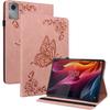 Hülle für Lenovo Idea Tab 11" / Tab K11 11" (2. Gen.), Schmetterling, pink