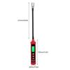 Portable Combustible Gas Detector Natural Gas Leak Detector Propane Leak Detector 6310A+ Red