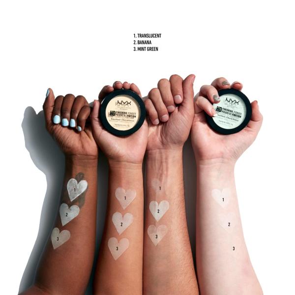 NYX Nyx Puder Fixer HD Finishing Puder Mintgrün 3,8 g