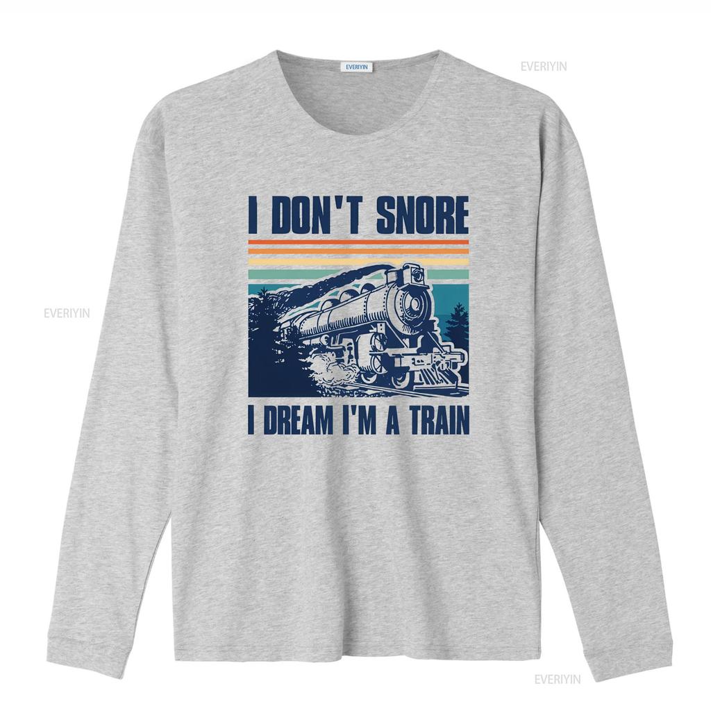 Snoring Train T Shirt Funny Snore Sleep Noise Family Dad Uncle Grandpa vintage Washed Slightly designer clothes streetwear