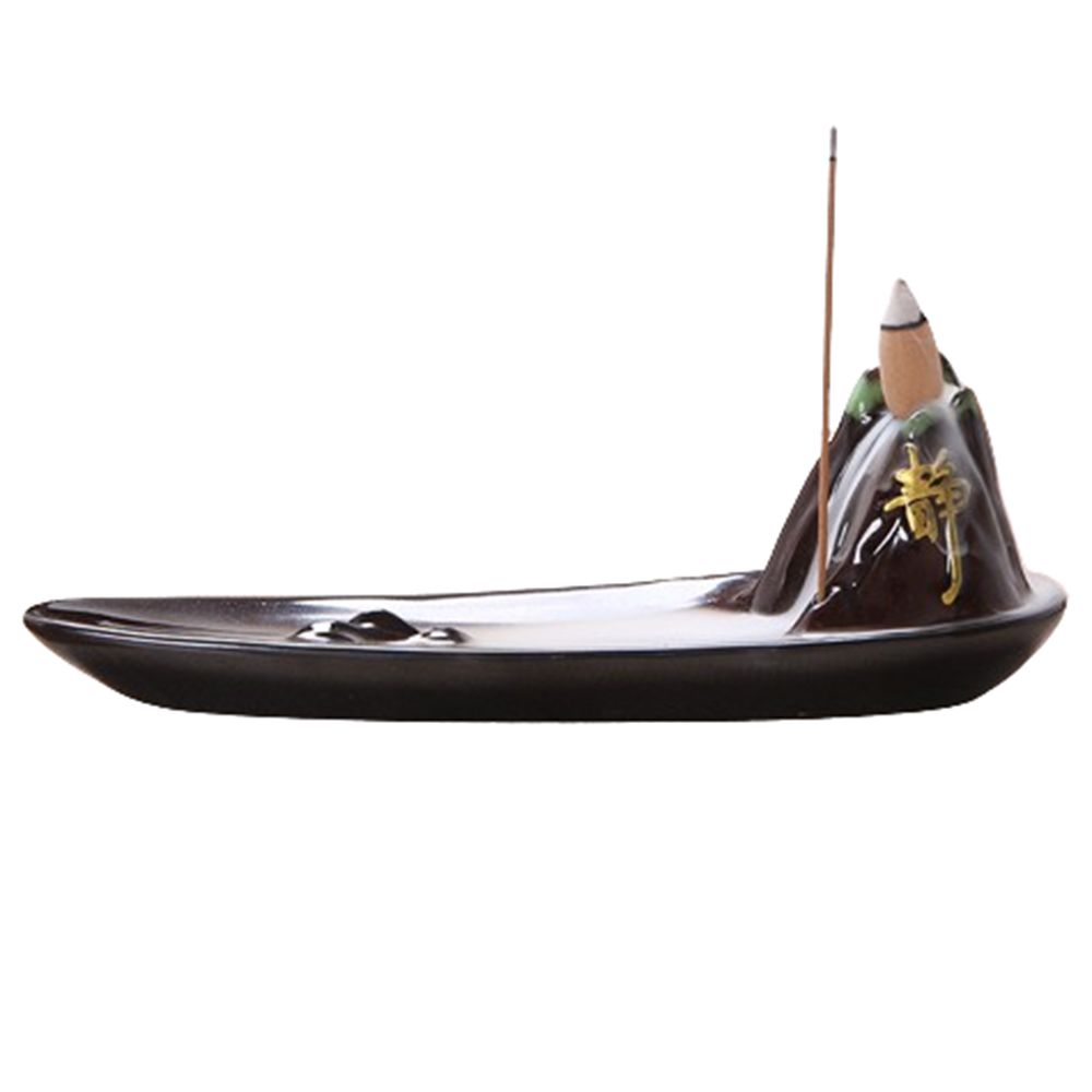 Kreativer Räucherstäbchenhalter, Fischer-Bambusfloß, Teetisch-Ornamente, multifunktionale Zen-ähnliche Aromatherapie-Basis, Yoga-Studios