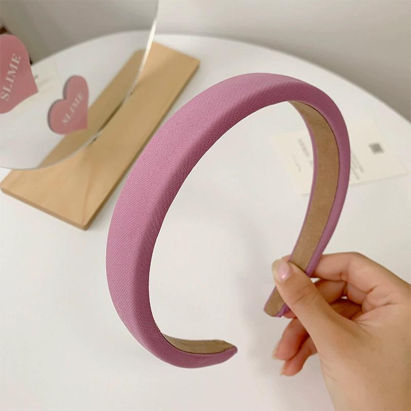 Candy Color Sponge Hair Tie Headband Women's French Style Hair Accessories - Knotted Hairpin Jewelry