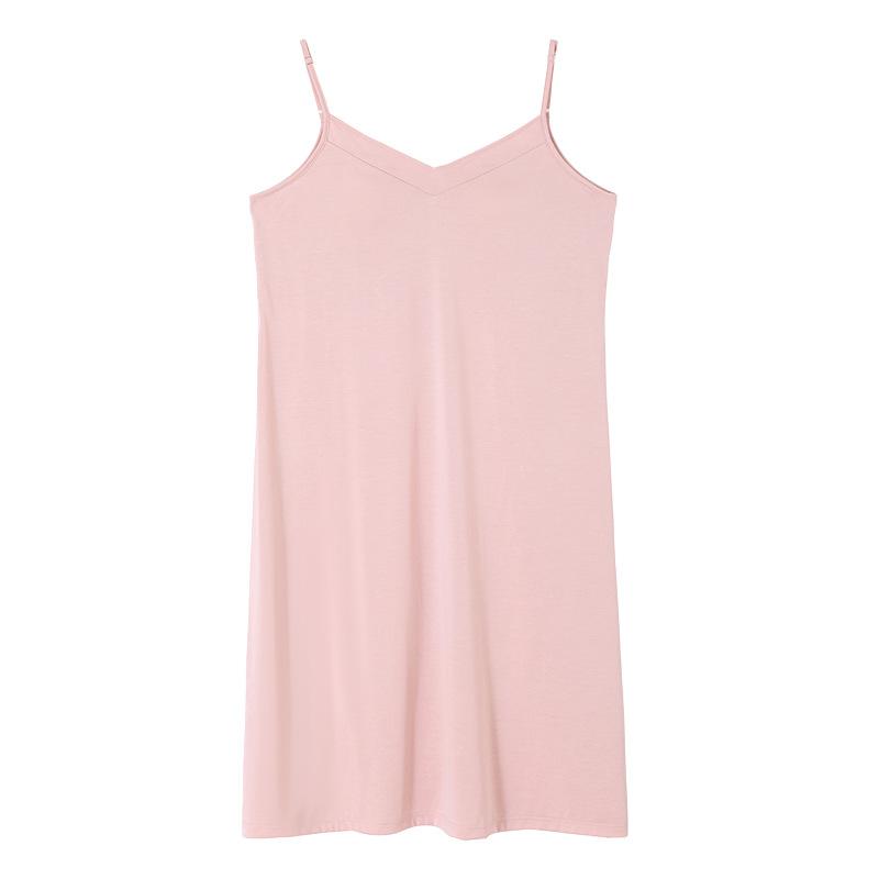 Suspender Nightdress Women's Summer Modal Sleeveless Vest Pajama Skirt Thin Summer Ice Silk Summer Maternity Dress