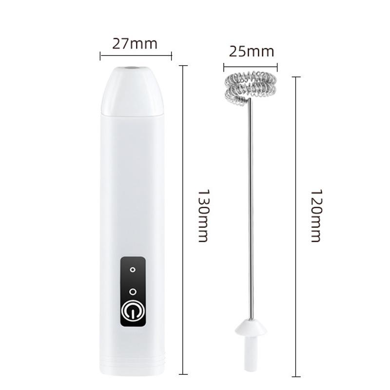 MINI Napěňovač kávy USB dobíjecí 3 rychlosti Pěnovač Káva Mléko Mixér Elektrická rukojeť Šlehač Vajíček Horké kuchyňské náčiní
