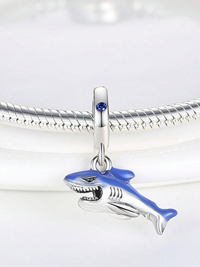 Charms Plata Copper Colors Blue Starfish Octopus Beads Charm Pendant For Original Bracelet For Women Diy Jewelry Love Gift